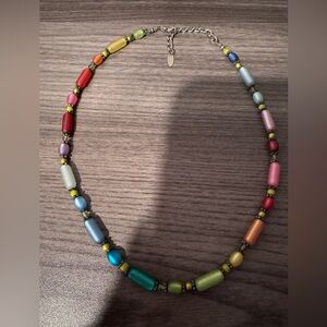 Beaded Rainbow Necklace